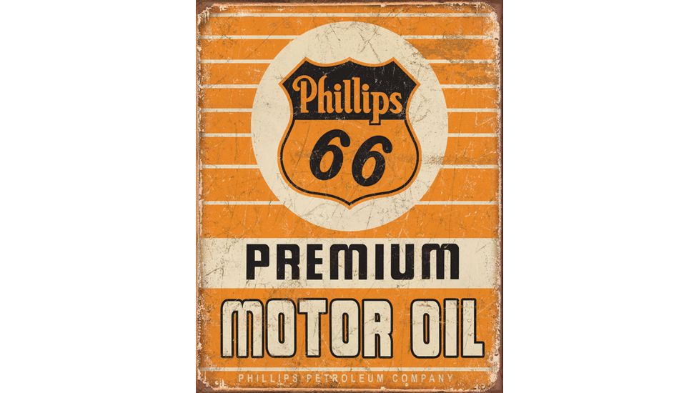 Tin Signs Phillips 66 Premium Oil Tin Sign, TSN1996