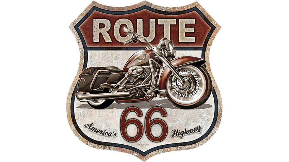 Tin Signs Route 66 Shield Sign