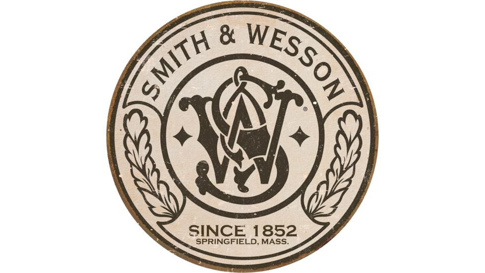 Tin Signs S&amp;W Round Logo Tin Sign TSN1608