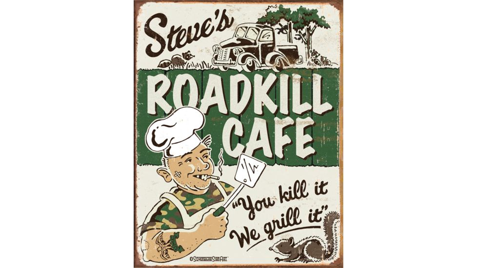 Tin Signs Schonberg Sign, Steves Caf TSN1416