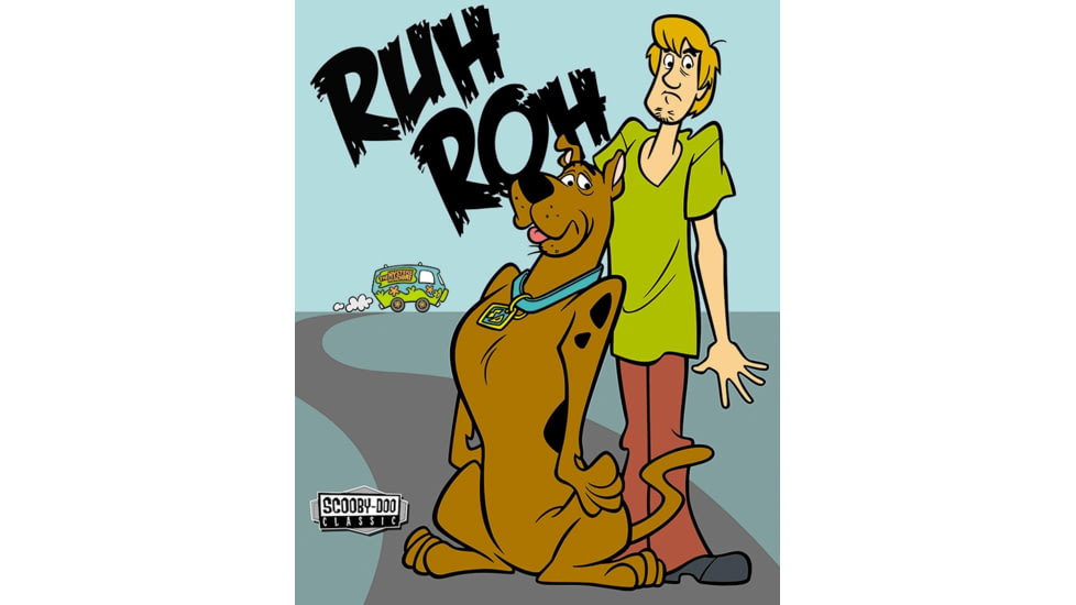 Tin Signs Scooby Doo Ruh Roh, 16in X 12.5in, 2092