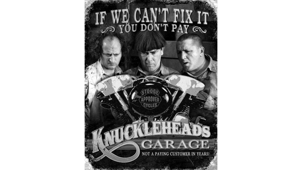 Tin Signs Stooges Knuckleheads Tin Sign TSN1687