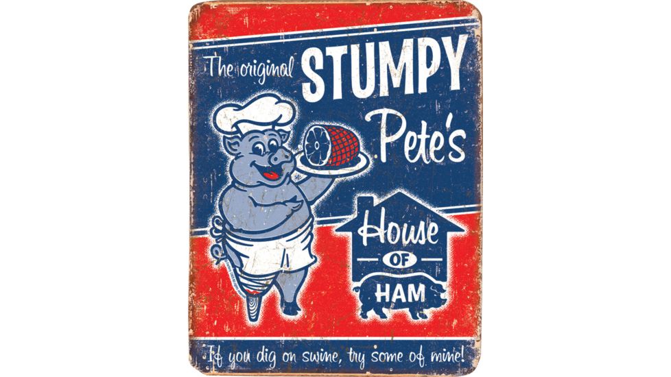 Tin Signs Stumpy Petes Ham Tin Sign TSN1794