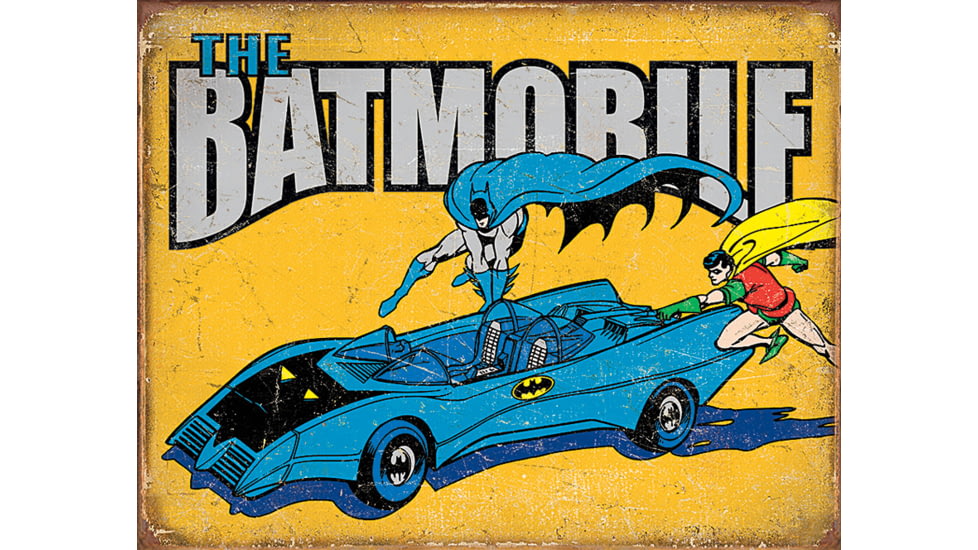 Tin Signs The Batmobile