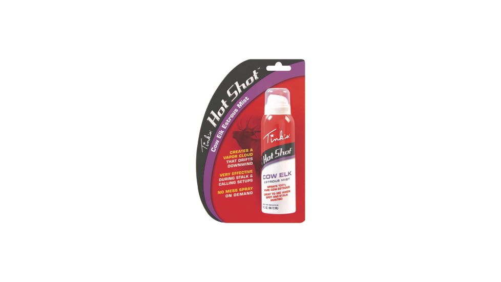 Tinks Hot Shot Elk Cow Estrous Mist - Peggable, W5331