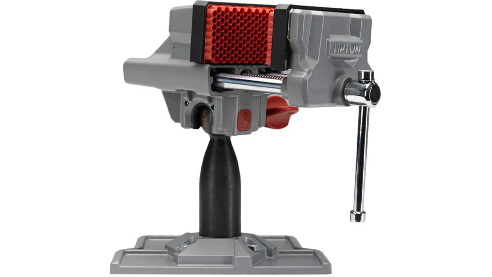 Tipton Best Gun Vise 360 Multi Use, Pistol/Long Gun/Bow, 4004923, Gray/Red, 4004923