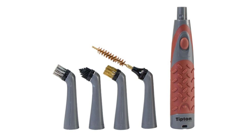 Tipton Power Clean Electric Gun Cleaning Brush Kit, 4 Pieces, 110127