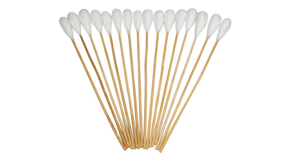 Tipton Power Swab, 9mm/.38 Cal., Swab, 175 ct, Bamboo/White, 1099925