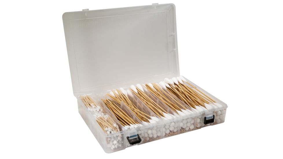 Tipton Power Swab, Pistol Cleaning Kit, 500 ct, Bamboo/White, 1099930