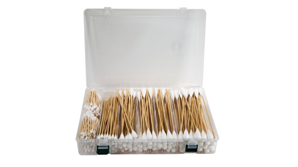 Tipton Power Swab, Pistol Cleaning Kit, 500 ct, Bamboo/White, 1099930