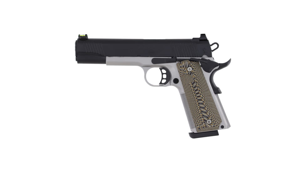 Tisas 1911 D10 FO Semi Auto Pistol, 10mm Auto, 5 in Barrel