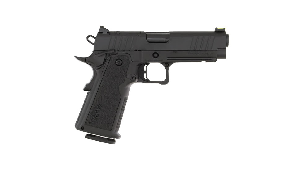 Tisas Carry 9 DS Semi Auto Pistol, 9mm Luger, 4.25 inch Barrel, Adjustable, Black, Aluminum, 17 Round Capacity, 12500018