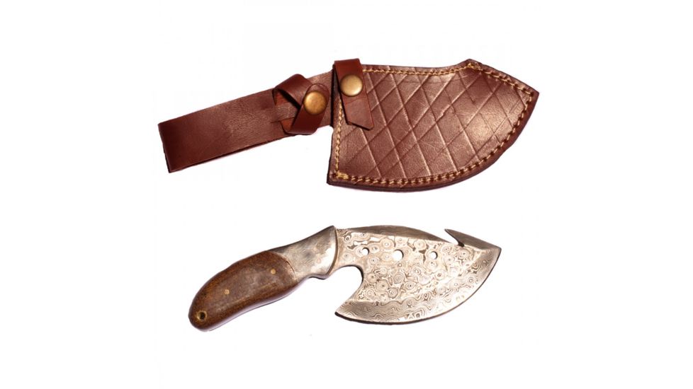 Titan 15N20/1095 Damascus Steel Hatchet, TD-025, Micarta Handle, 4.2in. Blade TDK-25
