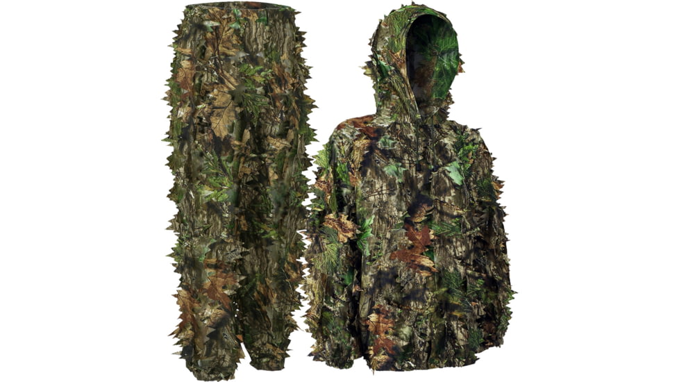 Titan 3D Leafy Suit Hunting Camouflage, Mossy Oak NWTF Obsession, Large/Extra Large, MO-OB80-LS-L/XL