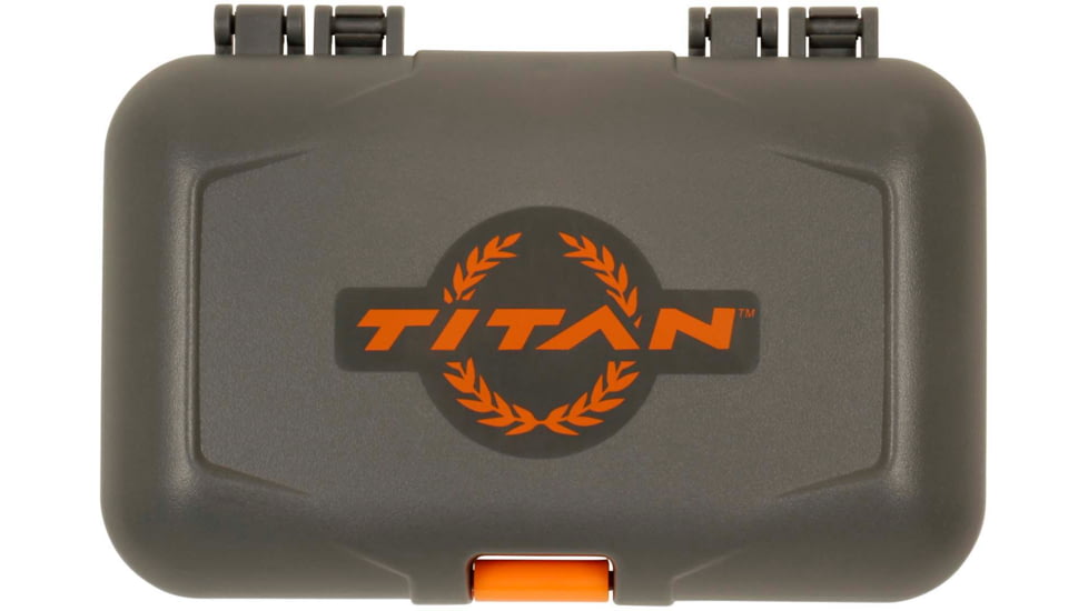 Titan Broadhead Box and Caddy, Gray/Orange, 5.5 in x 3.75 in, 7009
