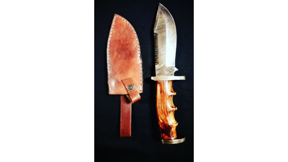 Titan Damascus Fixed Blade Knife 8in TD-105, TDK-105