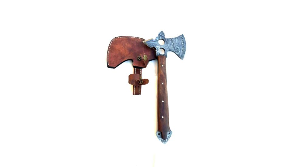 Titan Damascus Series TD-086 Tomahawk Axe, 12.2in OAL TDK-86