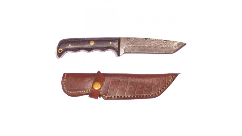 Titan Damascus Steel Hunting 8.2in Knife  TD-010 TD-010