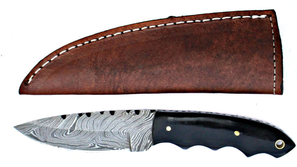 Titan Damascus Steel Hunting 8in KnifeTD-011, TDK-11