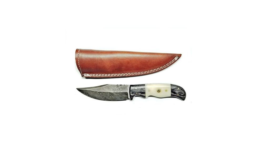 Titan Damascus Steel Hunting Knife by Titan TD-170, 8.1in TD-170