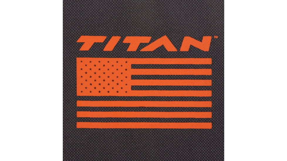 Titan Fire Youth Bow Case, Fits Bows up to 40inL, Including Genesis Bows, Gray/Orange, 6103
