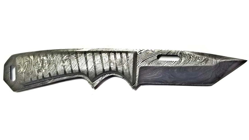 Titan International Knives Full Damascus Tanto Tier Hunting Knife, 4.5in Blade, 8in Overall, TDK-207