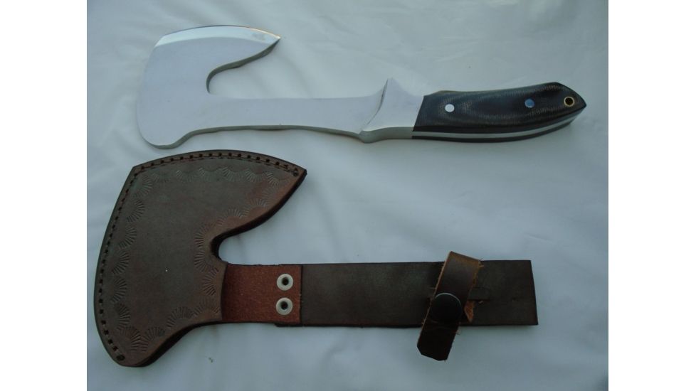 Titan J2 Japanese Steel Hatchet, TJ-007, Fixed Blade Hook, Micarta Handle, 6in. Blade TJK-7