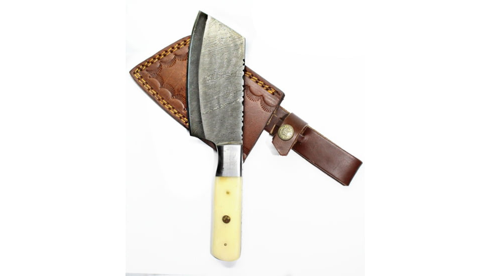 Titan TD-001 Damascus 9in Meat Clever, TDK-1