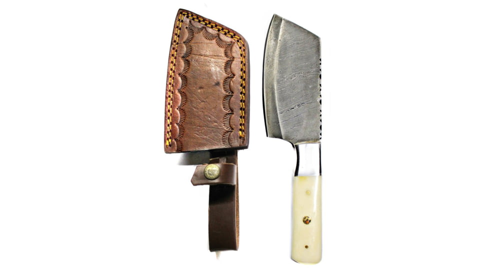 Titan TD-001 Damascus 9in Meat Clever, TDK-1