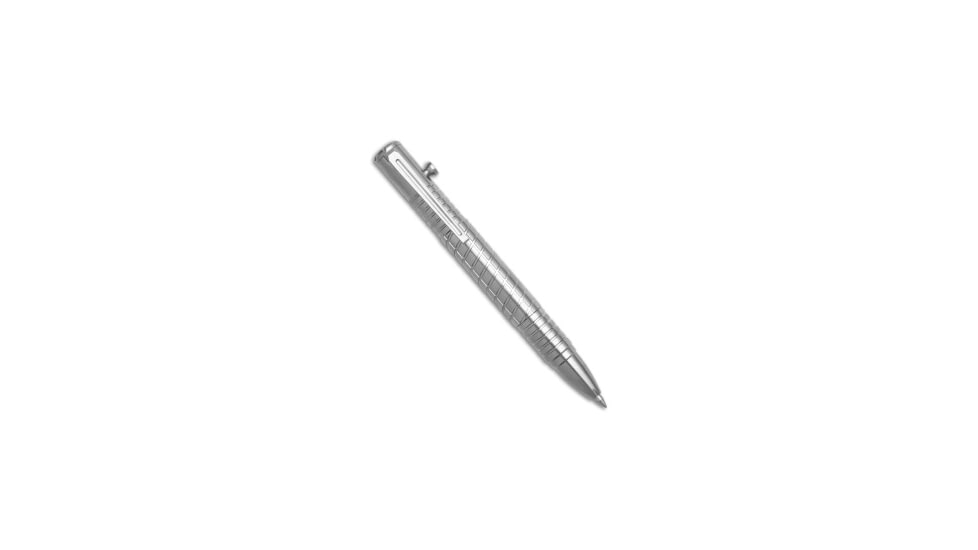 Titaner Titanium Mini Bolt Action Pen, Silver, 3.96 inch, BHQ-220173