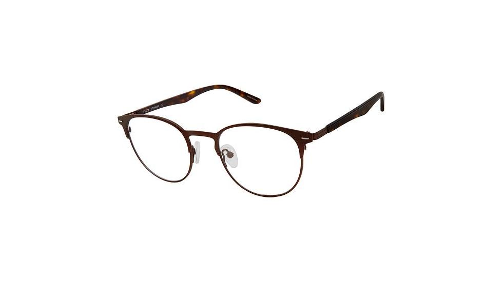 TLG NU027 Prescription Eyeglasses - Frame BROWN HAVANA, Size 49/20mm LYNU02702