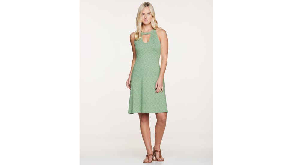 Toad&amp;Co Avalon Sleeveless Dress, Agave Batik Dot Print, Extra Small T1772804-305-XS