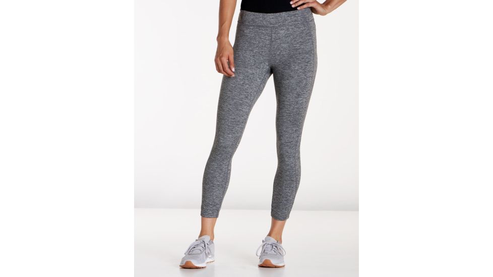 Toad&amp;Co Burwick Women's Trail Tight, Melange Dark Graphite, Large T1452802-222-L