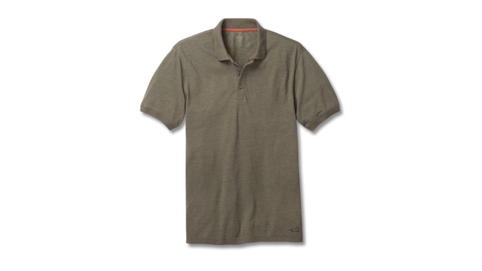 Toad&amp;Co Caddywood Men's Short Sleeve Polo, Thyme, 2XL T2002806-308-XXL
