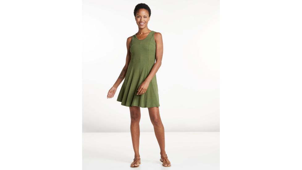 Toad&amp;Co Daisy Rib Sleevless Dress, Thyme, Extra Small T1772805-308-XS