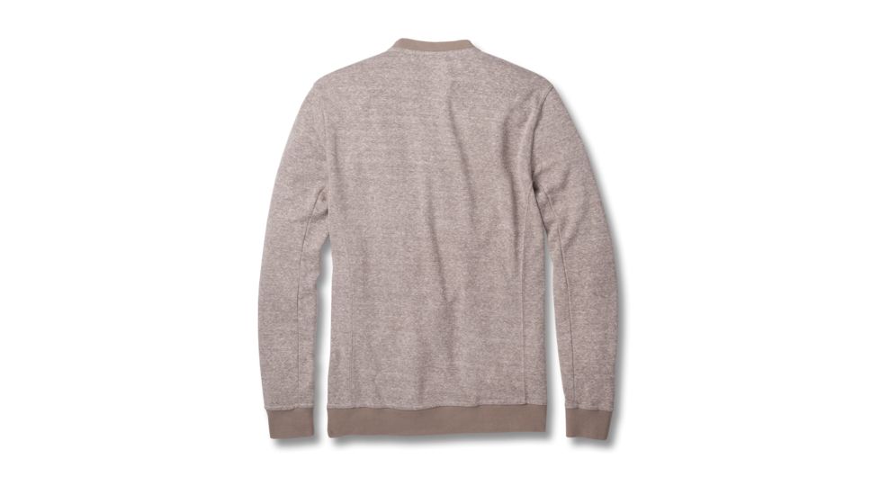 Toad&amp;Co Epique Crew Men's Sweatshirt, Falcon Brown Heather, Large T2082802-206-L