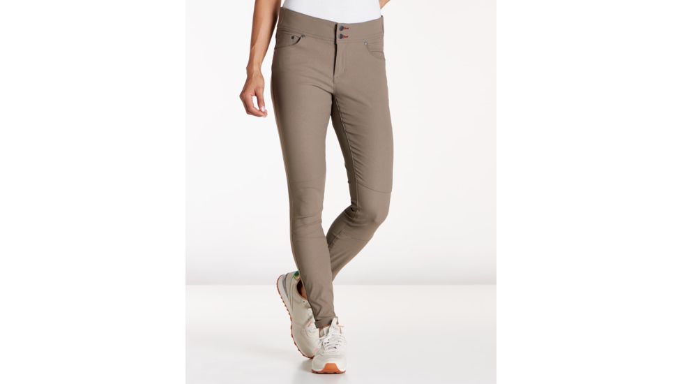 Toad&amp;Co Flextime Women's Skinny Pant, Falcon Brown, 12 T1441703-203-12