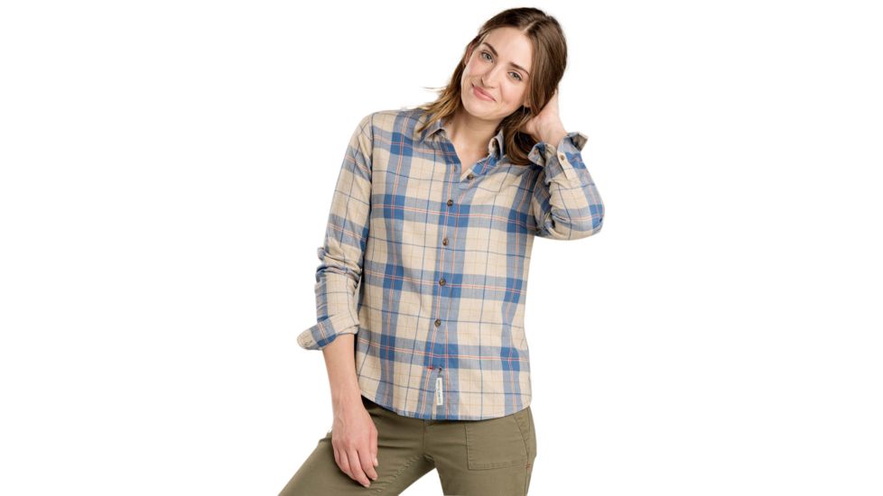 Toad&amp;Co Lightfoot Long Sleeve Shirt - Women's, Oatmeal, Small, T1251503-284-S