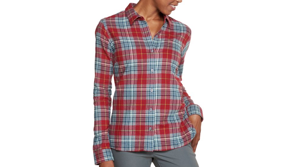 Toad&amp;Co Lightfoot Long Sleeve Shirt - Women's-Sanguine Red-Small