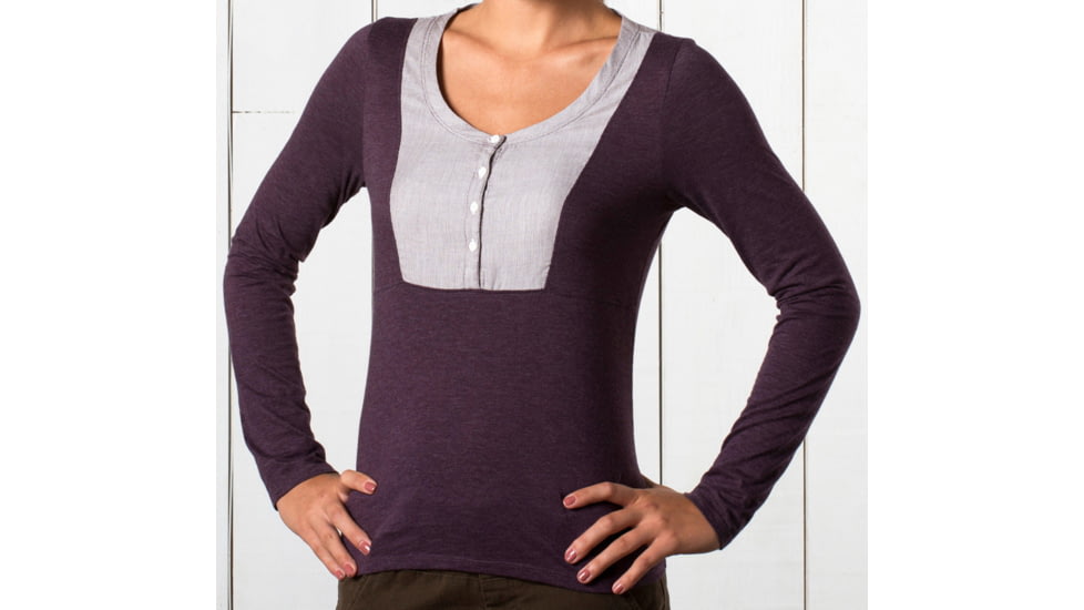 Toad&amp;Co Merger Henley - Women's-Dark Plum-X-Small