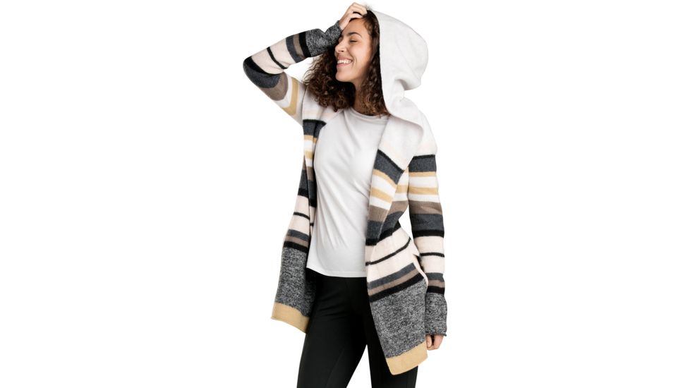 Toad&amp;Co Merino Heartfelt Hoodie - Womens, Salt, Large, T1071409-199-L