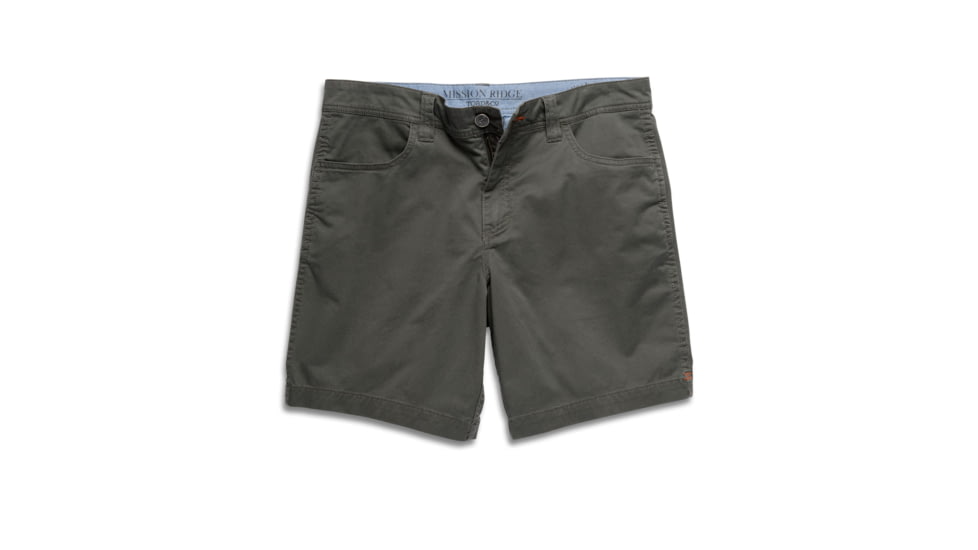 Toad&amp;Co Mission Ridge 8 Inch Men's Short, Dark Graphite, 30 Waist T2312511-004-30