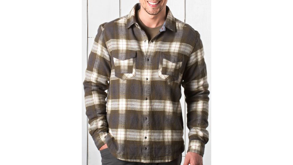 Toad&amp;Co Mojac Shirt- Men's-Dark Olive/Driftwood-Small