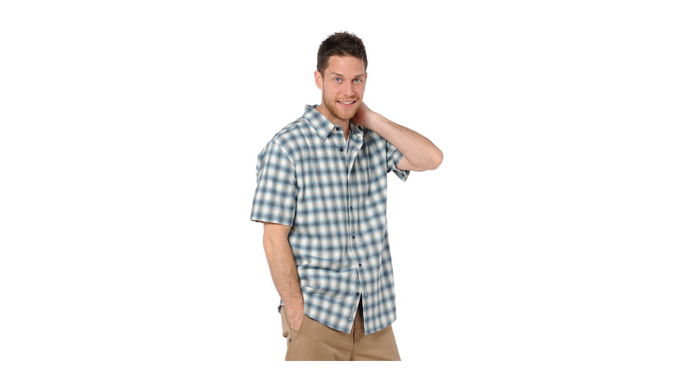 Toad&amp;Co Open Air Short Sleeve Shirt - Men's-New Adriatic-X-Large