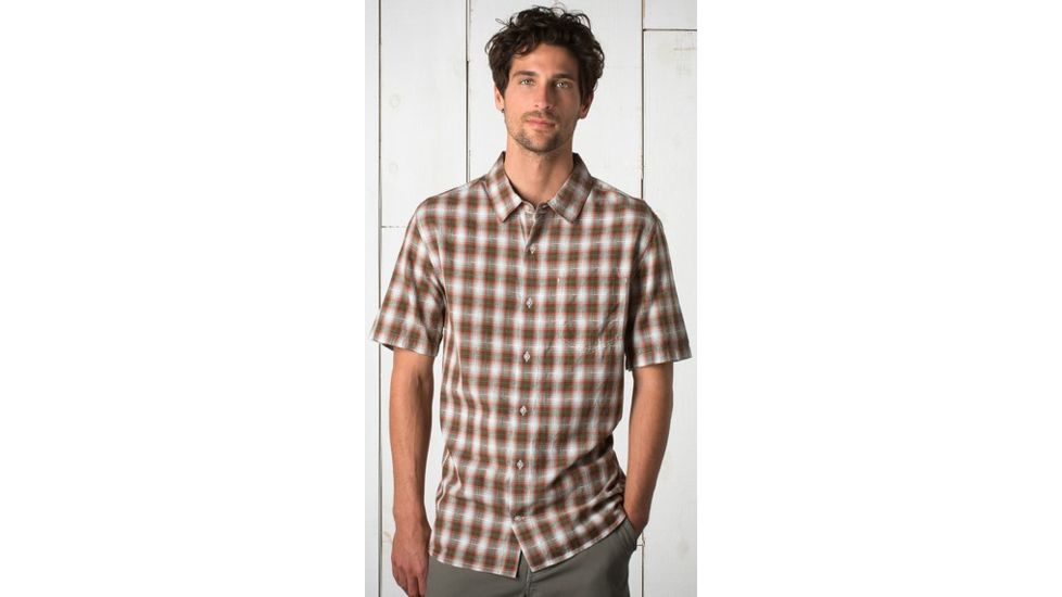Toad&amp;Co Open Air Short Sleeve Shirt - Mens-Picante-Small htd0015-Picante-Small