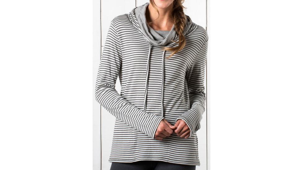 Toad&amp;Co Profundo Pullover - Women's-Dark Smoke Stripe-X-Small