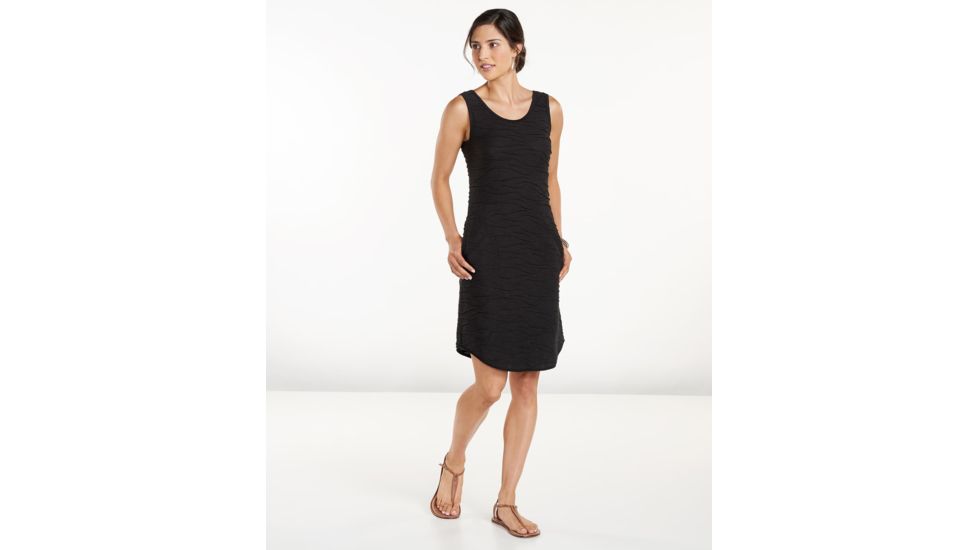Toad&amp;Co Samba Tide Tank Dress, Black, Large, T1772807-100-L