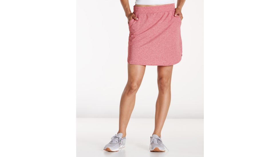 Toad&amp;Co Swifty Trail Skirt, Guava Heather, Large T1842703-666-L