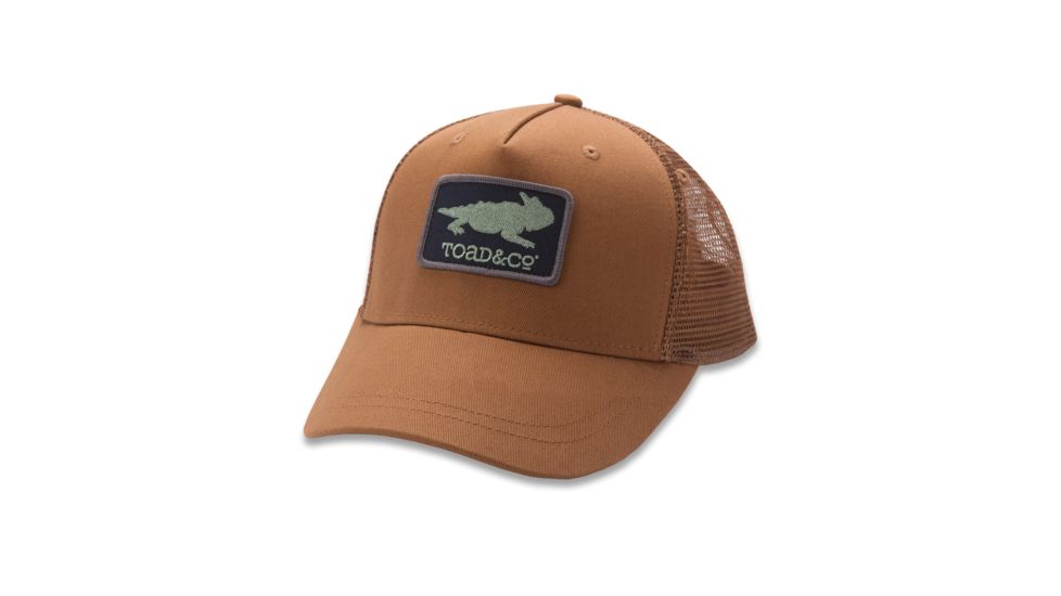 Toad&amp;Co Toad Logo Patch Men's Trucker Cap, Tabac, One Size T2202807-247-OS
