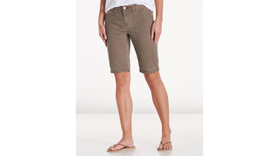 Toad&amp;Co Touchstone 11 Inch Women's Short, Falcon Brown, 4 T1312805-203-4